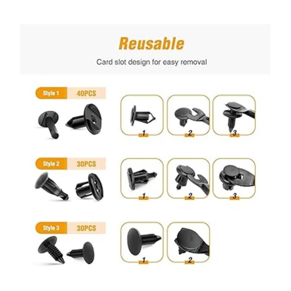 Clipsandfasteners Inc Ganchos 68039280AA para moldura de_4