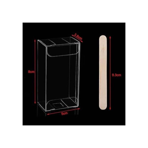 Cajas transparentes para tartas de helado 3.7 x 2.2 x 1.5