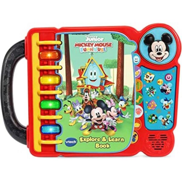 VTech Disney Mickey Mouse Funhouse Libro de exploración y_1