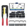 Glarks Profesional IDC Crimp Tool con 48 unids 0.100 in
