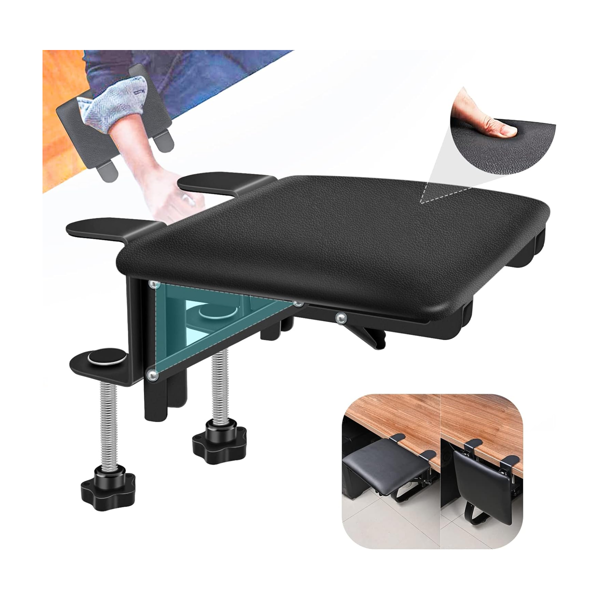 Giecy Reposabrazos para escritorio soporte ajustable para