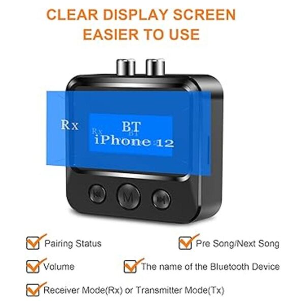 Receptor de transmisor Bluetooth Receptor de audio_3