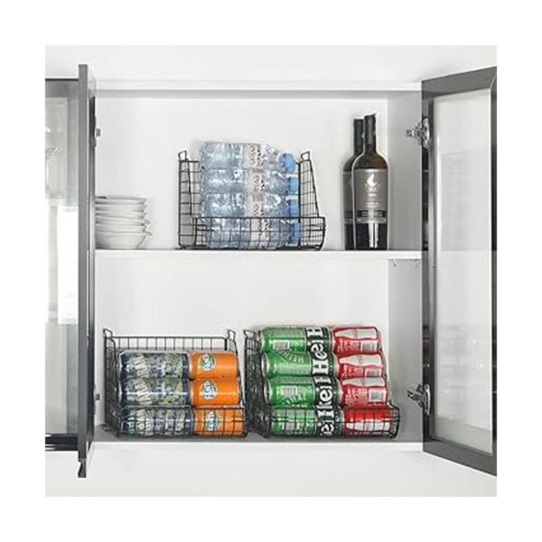 Dispensadores de latas apilables de 3 niveles con 3
