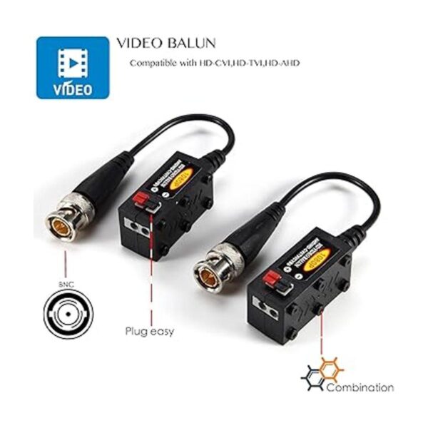 VIMVIPHDCVITVIAHD 1080P CVBS pasivo Balun de vídeo HD