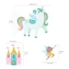 DECOWALL SG2119 Calcomanías de pared de unicornio_6