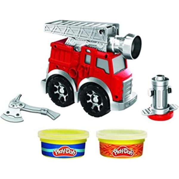 PlayDoh Juego de motor de bomberos con 2 latas de_1