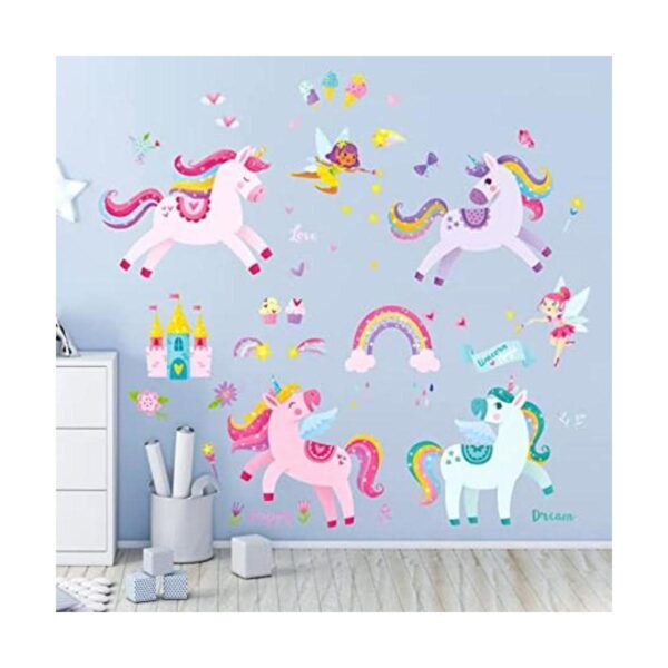 DECOWALL SG2119 Calcomanías de pared de unicornio_1
