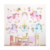 DECOWALL SG2119 Calcomanías de pared de unicornio_2