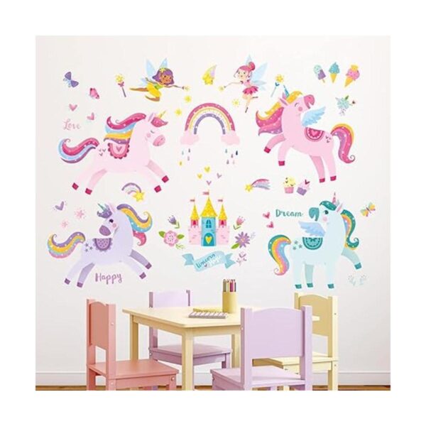 DECOWALL SG2119 Calcomanías de pared de unicornio_2