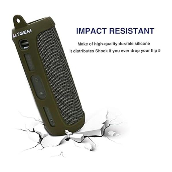 LTGEM Silicone Carrying Travel Case for JBL FLIP 5_6