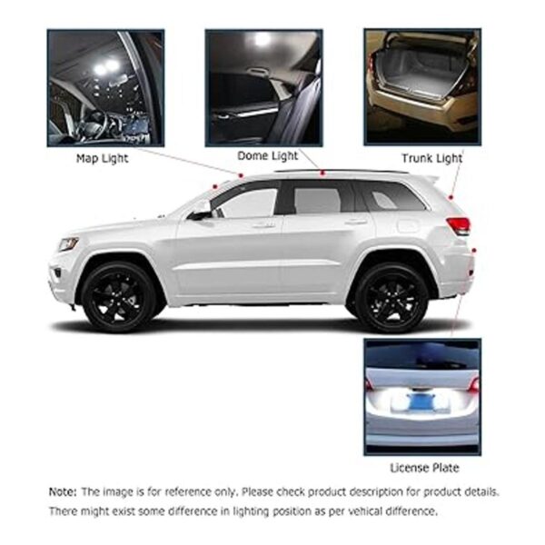 Kit de 6 luces LED interiores Corolla para Toyota Corolla_3