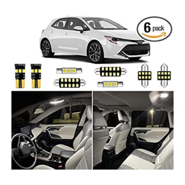 Kit de 6 luces LED interiores Corolla para Toyota Corolla_1