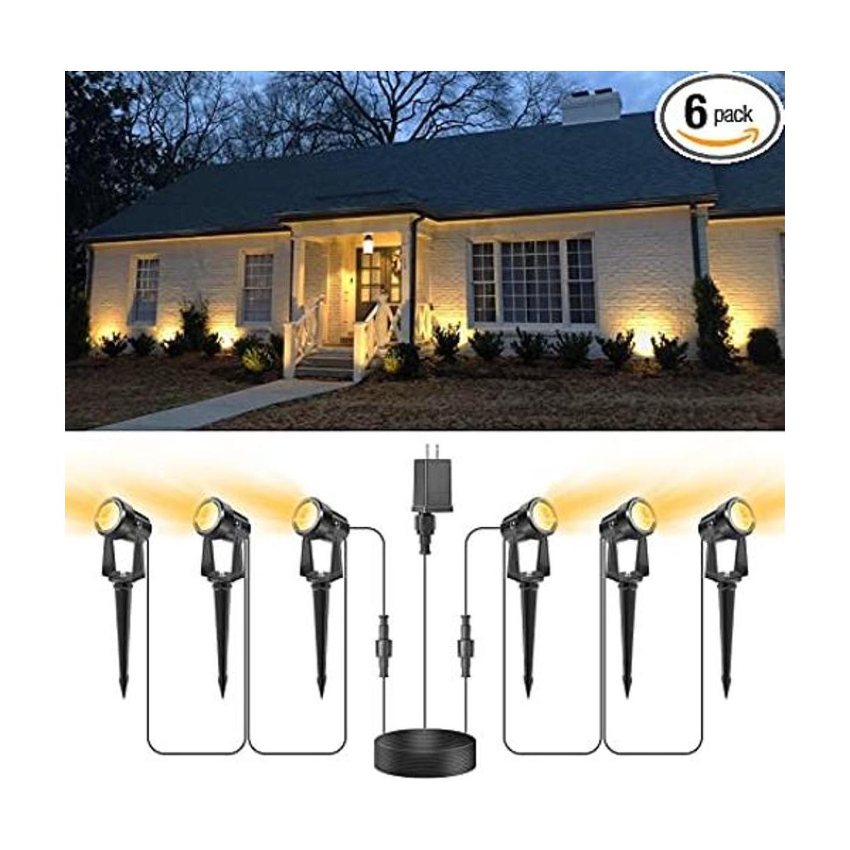 VOLISUN Focos para exteriores luces de paisaje de bajo