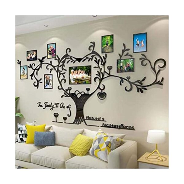 DecorSmart Marco de fotos de árbol familiar de amor