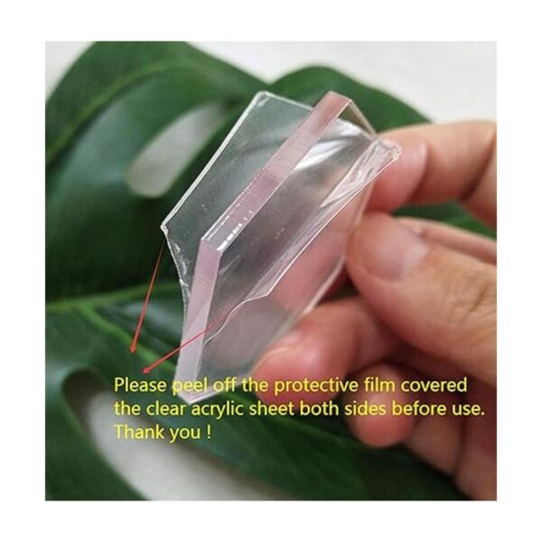 Hoja hexagonal de acrílico transparente cortada con láser