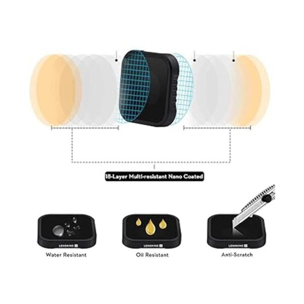 LENSKINS Filtros ND para GoPro Hero 11 Hero 10 Hero 9_3