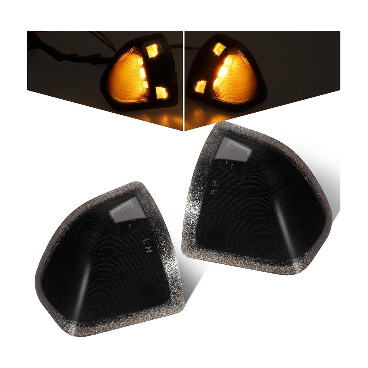 Partsam Luz LED direccional izquierda y ligera lente