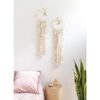 Mkono Paquete de 2 atrapasueños de macramé con cadena de_2