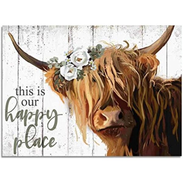 Arte de pared de vaca de las tierras altas Póster de_1