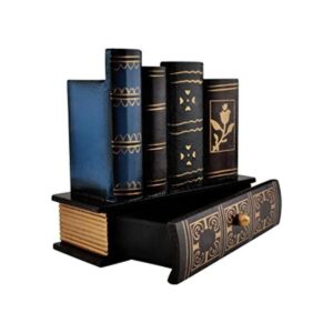 Soporte para bolígrafos de libros vintage retro