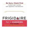 Frigidaire Manija de puerta 316545301_2