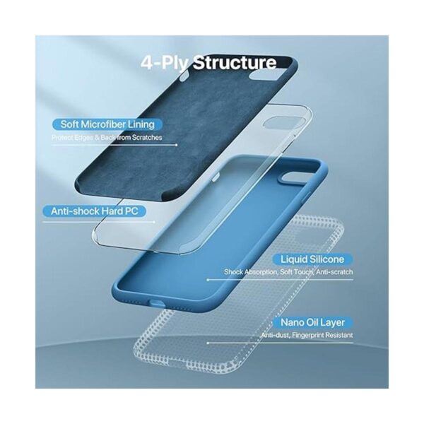 Miracase Funda ultra delgada diseñada para iPhone SE 2022_5