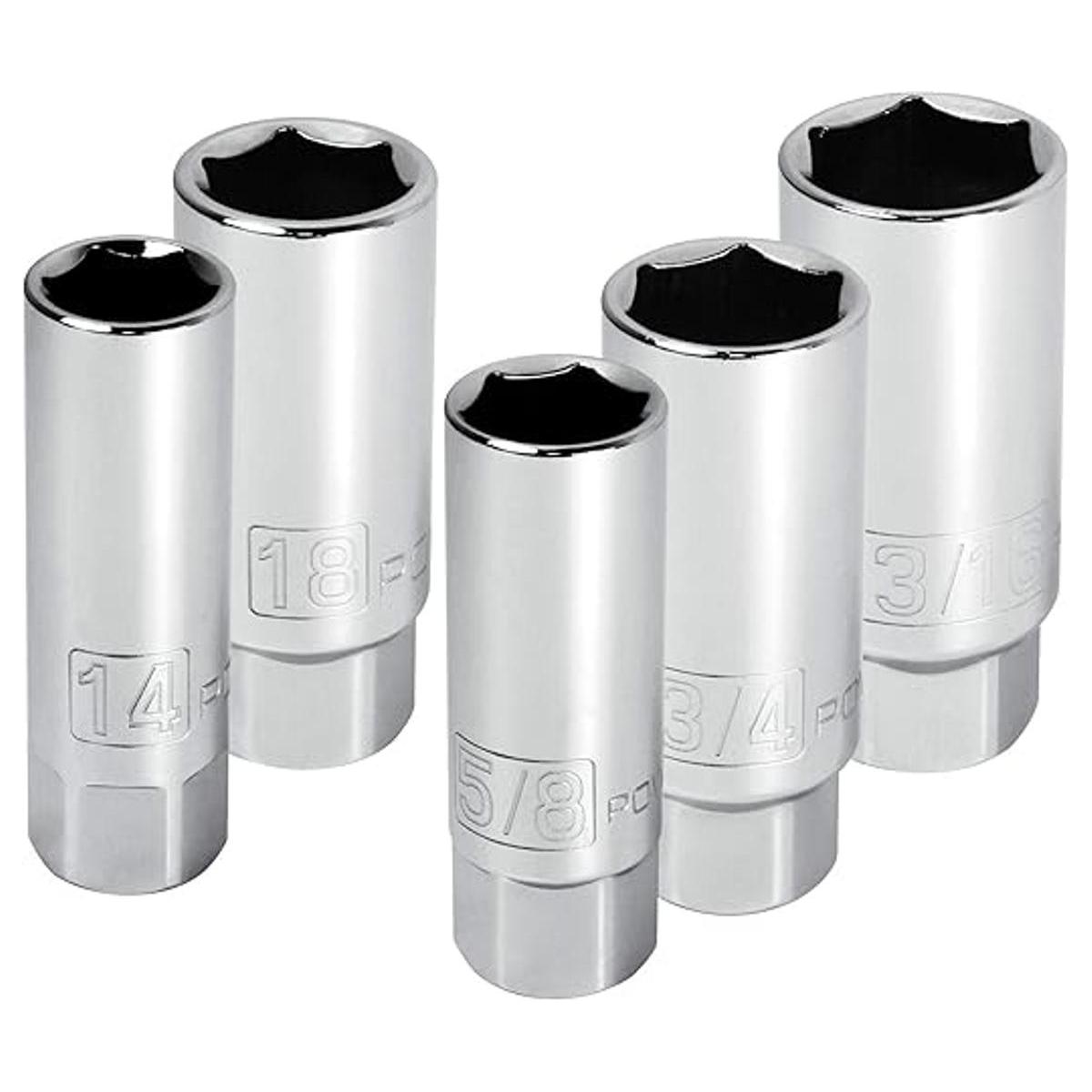 Powerbuilt 640855 set de 5 unidades de llaves tubo de 38.