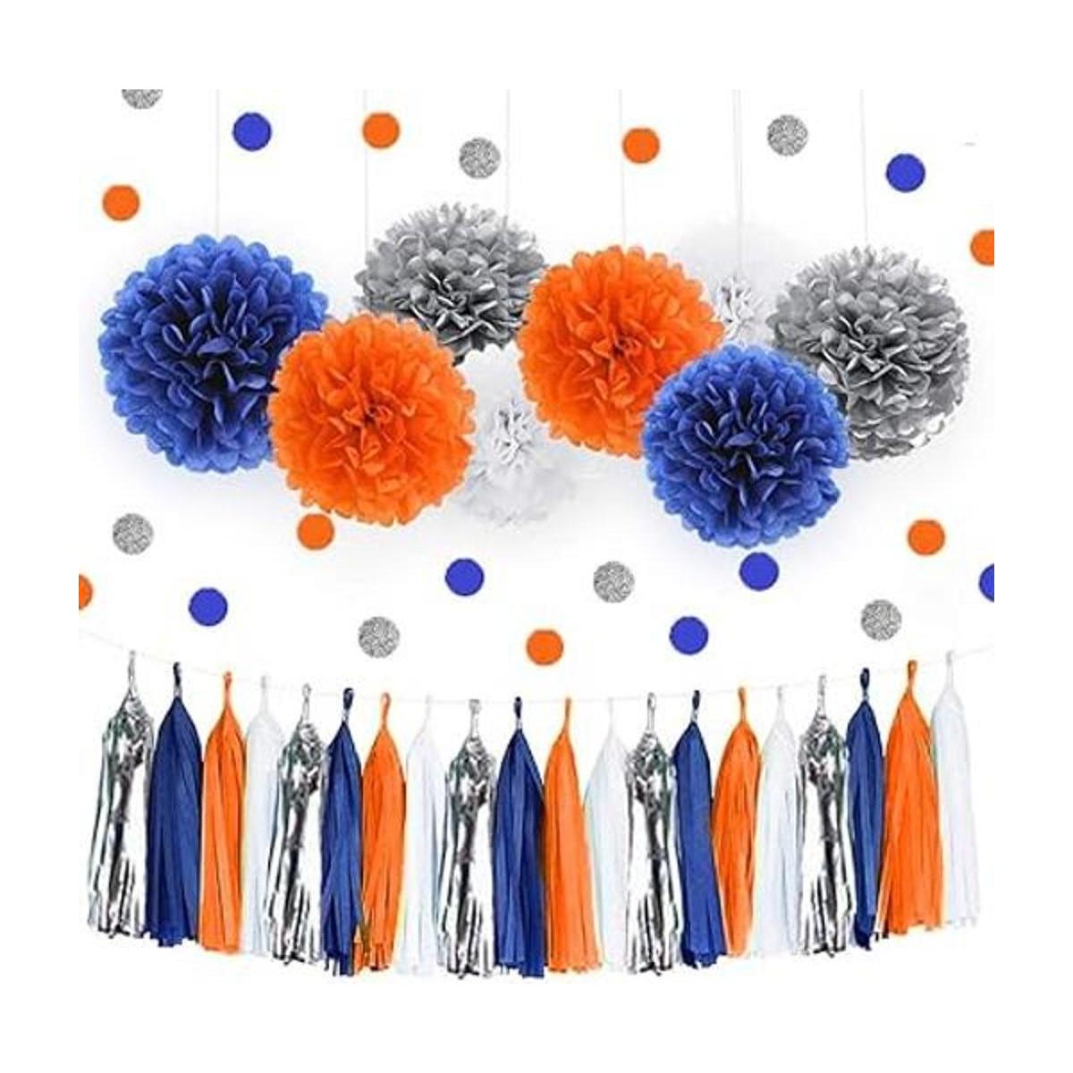 IGUO Carnaval suministros para fiestas de Navidad azul