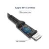Basesailor Cable de carga USB C a Lightning de 10 pies con_2