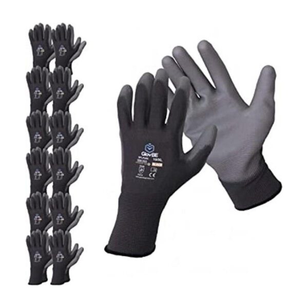 GlovBE 12 pares de guantes de trabajo de poliéster_1