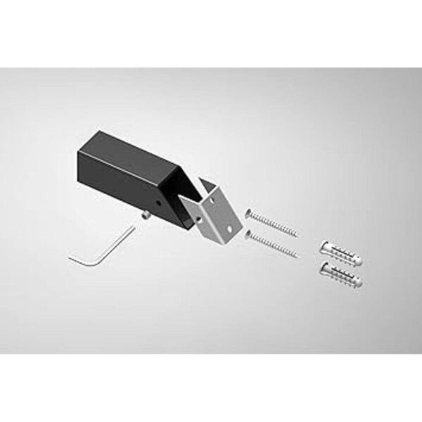 NINETREX Ganchos negros para toallas de pared modernos SUS