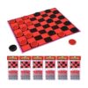 Juego de mesa Gamie Checkers para niños juego de 6_1