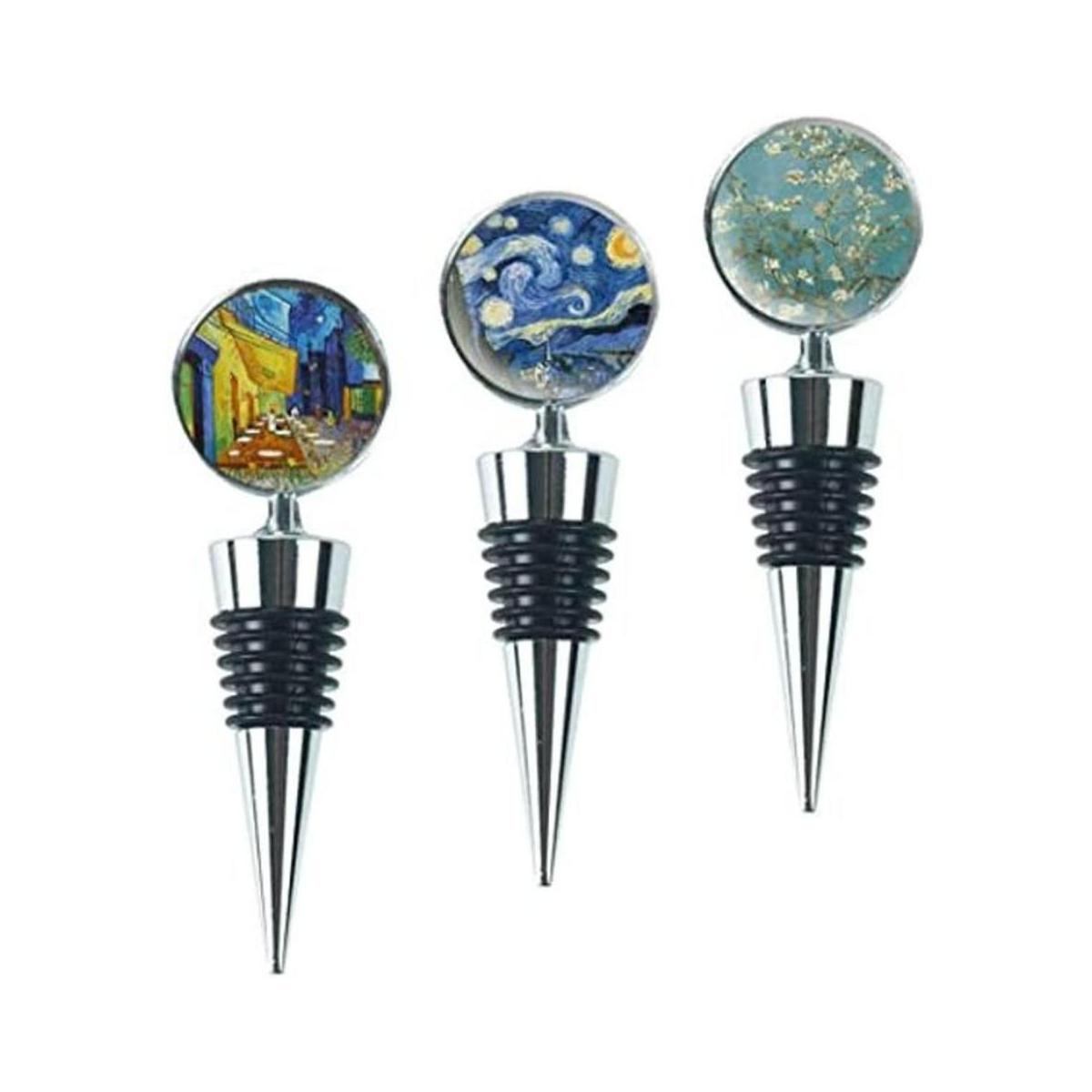 LIZIMANDU Tapones para botellas de vino juego de 3