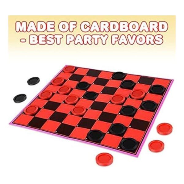 Juego de mesa Gamie Checkers para niños juego de 6_3
