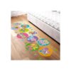 Pegatina de piso de celosía Puzzle Games Number Hopscotch_4