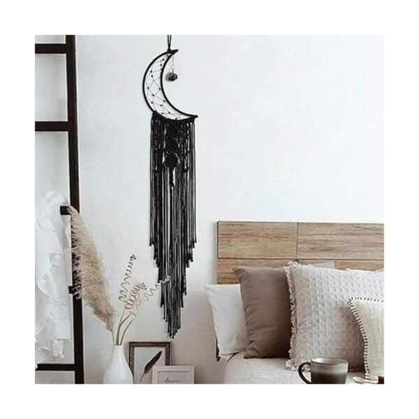 KHOYIME Atrapasueños Decoración bohemia negra con piedra