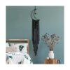 KHOYIME Atrapasueños Decoración bohemia negra con piedra