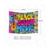 FFUN SOUL Tapiz de Peace Love gran franela suave de 80 x_5
