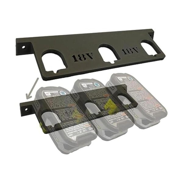 Soporte de batería para Ryobi Soporte de batería de 18 V_4