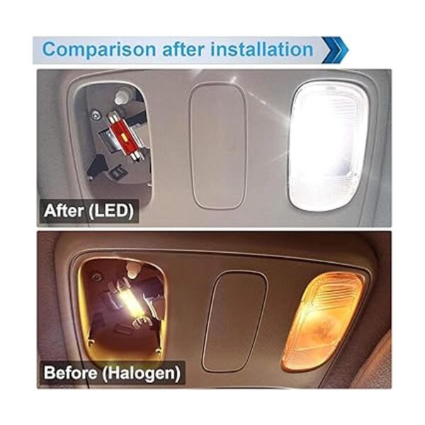 MbuyDIY Cubierta de luz de cúpula de mapa interior con_3