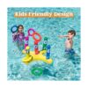 Juego de 2 juegos de lanzamiento inflable de piscina que