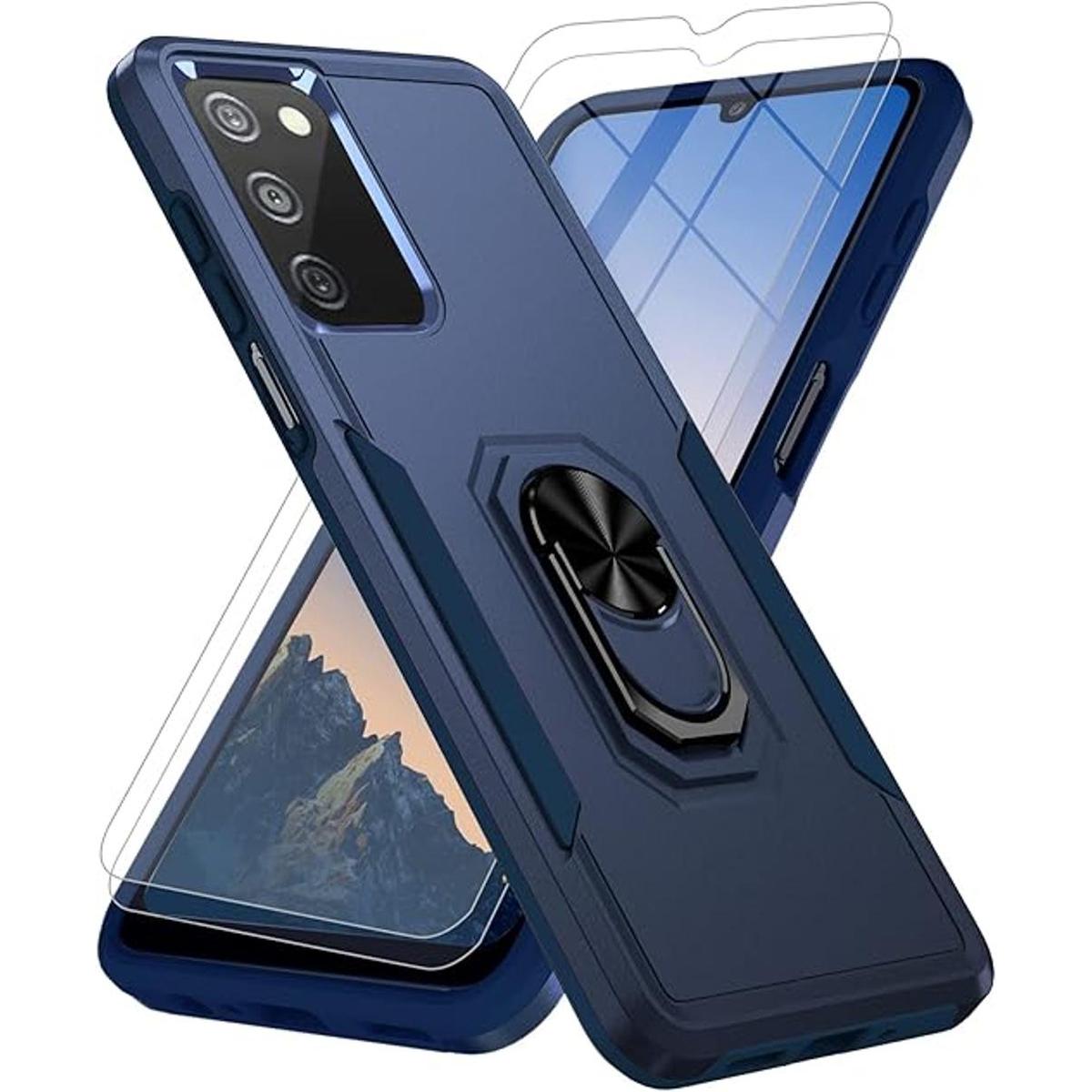 Bonkier Funda para Samsung Galaxy A03S con protector de