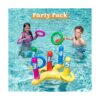 Juego de 2 juegos de lanzamiento inflable de piscina que