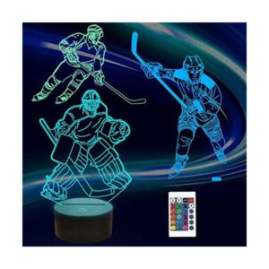 Lampeez Lámpara de noche de hockey sobre hielo 3D para_1