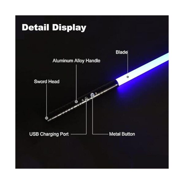 Lischwert Sable de luz RGB 7 colores cambiables con_4