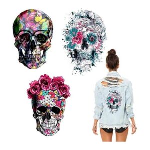 Parches adhesivos de calavera suministros de Halloween