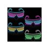 4 piezas obturador intermitente gafas de sol iluminadas_1