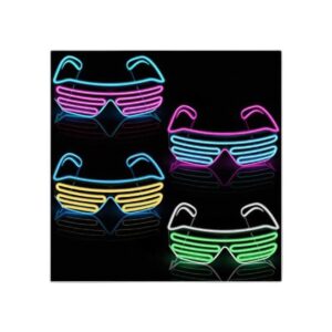 4 piezas obturador intermitente gafas de sol iluminadas_1