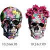 Parches adhesivos de calavera suministros de Halloween