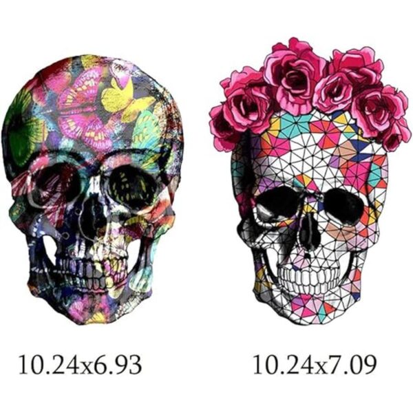 Parches adhesivos de calavera suministros de Halloween